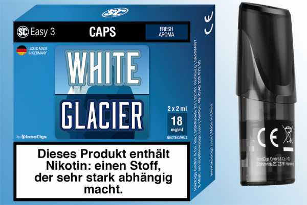 2 x White Glacier Fresh - SC Easy 3 Caps Menthol