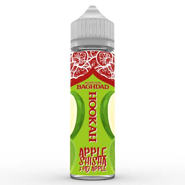 Hookah Baghdad Shortfill Liquid 60ml leckerer Shisha Apfel Geschmack