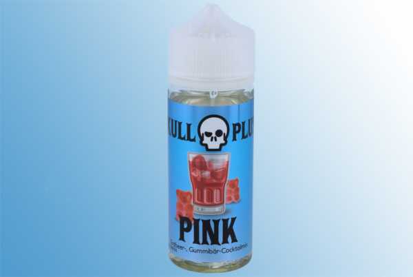 Pink Skull Plus 120ml e-Liquid Fruchtgetränk mit Erdbeeren und Fruchtgummis