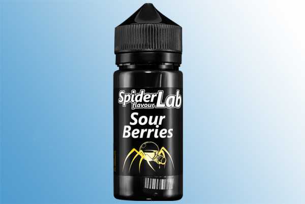 SOUR BERRIES Aroma - Spider Lab süße Erdbeeren und frische Blaubeeren wurden mit einer saueren Note abgerundet