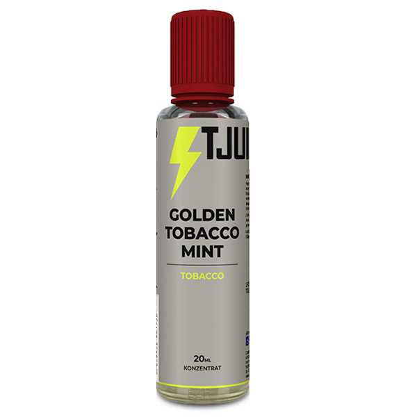 Golden Tobacco T-Juice Liquid 60ml authentischer Tabak Aroma mit erfrischenden Minzabgang