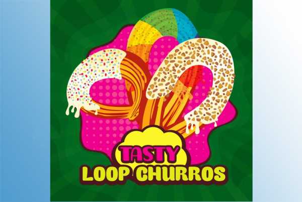 Big Mouth Tasty Loop Churros Aroma spanische Süßgebäck verfeinert mit noch mehr Süßigkeiten