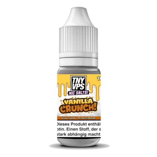 Vanilla Crunch TNYVPS Nikotinsalz Liquid 10ml 18mg (Butterscotch, Erdnussbutter, Pekannuss, Vanille und Creme)