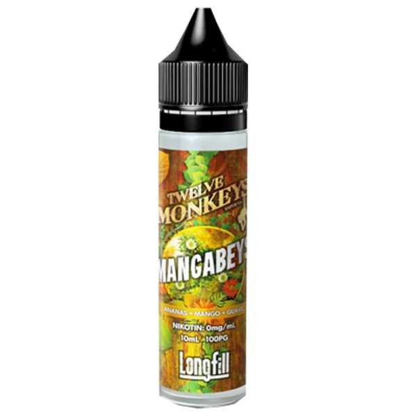 Mangabeys Twelve Monkeys Aroma 10ml/60ml Fruchtmix aus Ananas, Mango und Guave