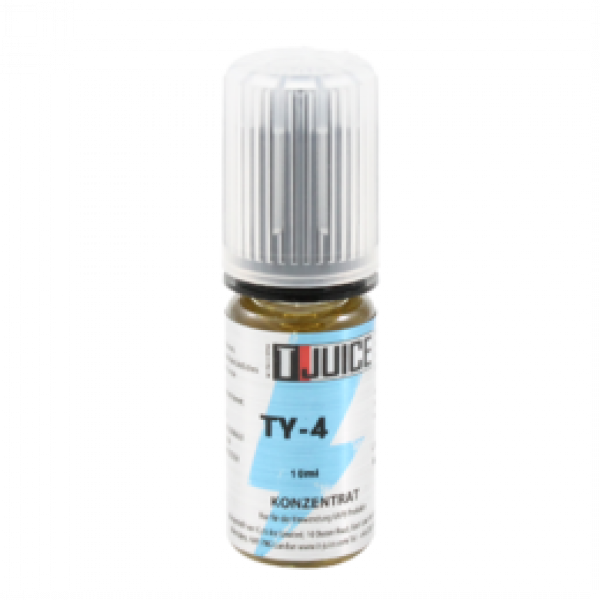 TY4 T-Juice Aroma 10ml süßes Tabakaroma verfeinert mit Nüssen, Karamell und Rohrzucker