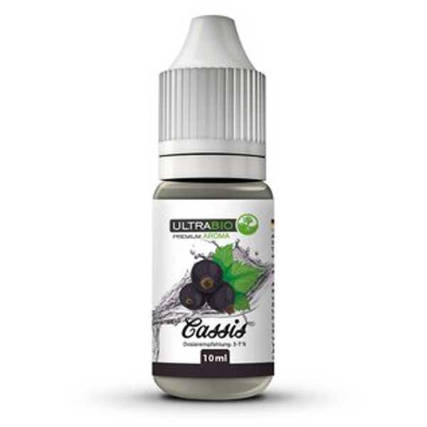 Cassis Ultrabio Aroma 10ml erfrischende Casis Frucht