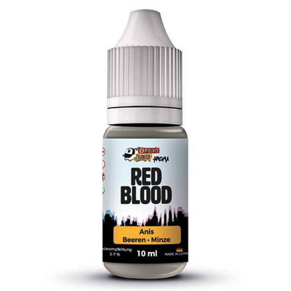 Red Blood Urban Juice Aroma erfrischendes Beeren-Minze Liquid mit Anis Kick