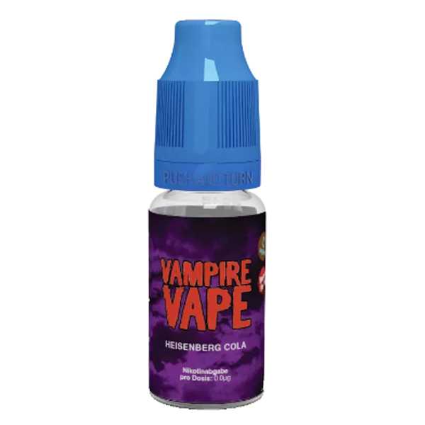 Heisenberg Cola Vampire Vape Liquid 10ml (Beerenmix mit frischer Note + Cola)