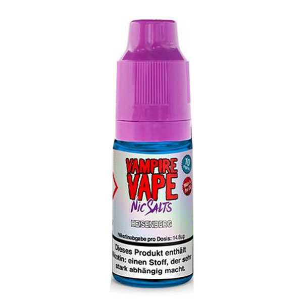 Vampire Vape Heisenberg Nikotionsalz Liquid 20mg 10ml Frucht, Minze und Menthol