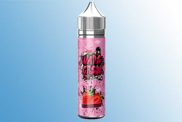 Fresh Strawberries - Vape Crew Liquid 60ml frische Erdbeeren mit Koolada Kick