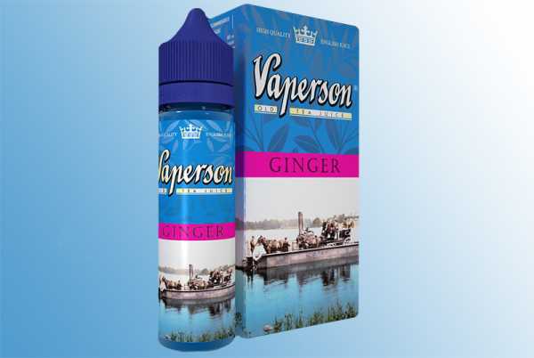 Ginger - Vaperson Liquid 60ml + 10 Gr Watte süßer fruchtiger Ingwertee