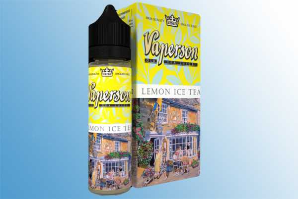 Lemon Ice Tea - Vaperson Liquid 60ml + 10 Gr Watte süßer Zitroneneistee