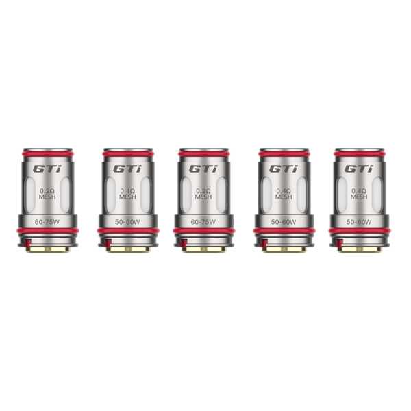 5 x Vaporesso Gti Mesh Coil 0,2 / 0,4 Ohm (1 Packung)