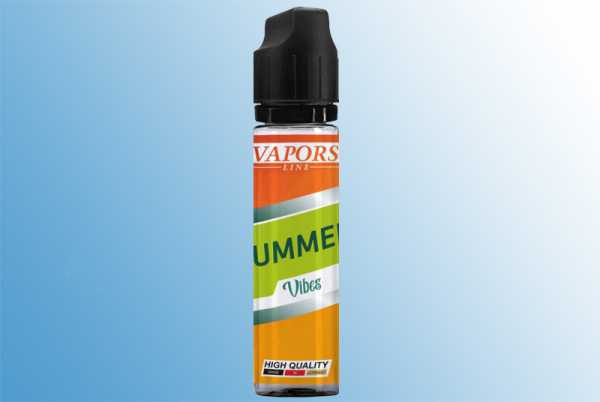 Summer Vibes Vapors Line Liquid 60ml Fruchtmix aus Mango, Kokos, Pfirsich, Himbeeren und Maracuja