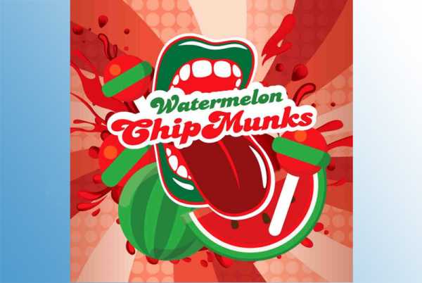 Big Mouth Watermelon Chip Munks Aroma Wassermelonenlolipops