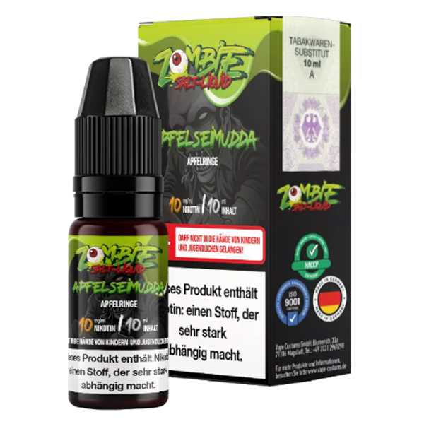 ApfelseiMudda Zombie Juice Liquid 10ml Geschmack von Apfelringen