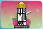 Raspberry Mojito Big ML Club 120ml Liquid leckerer Himbeer Mojito mit Minze