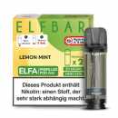 Lemon Mint 20mg Elf Bar Elfa Pod 2 Stück (Zitrone mit frischer Minze)