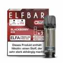 Blackberry Ice 20mg Elf Bar Elfa Pod 2 Stück (Brombeere mit Kühle)