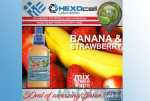 Ice Banana & Strawberry – Hexocell Liquid 30ml Fruchtmix aus Banane und Erdbeeren mit leichten Cooling Effekt