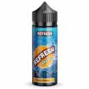 Orange 10ml Refresh Gazoz Aroma + 120ml Chubby Liquidflasche spritzige und erfrischende Orange mit Kohlensäure Effekt