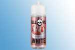 White Skull Plus 120ml e-Liquid Vanilleeis mit Erdbeer Soße